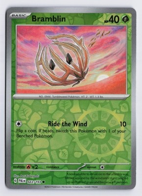 Bramblin - PAL #022/193 SV02: Paldea Evolved Reverse Holofoil NM