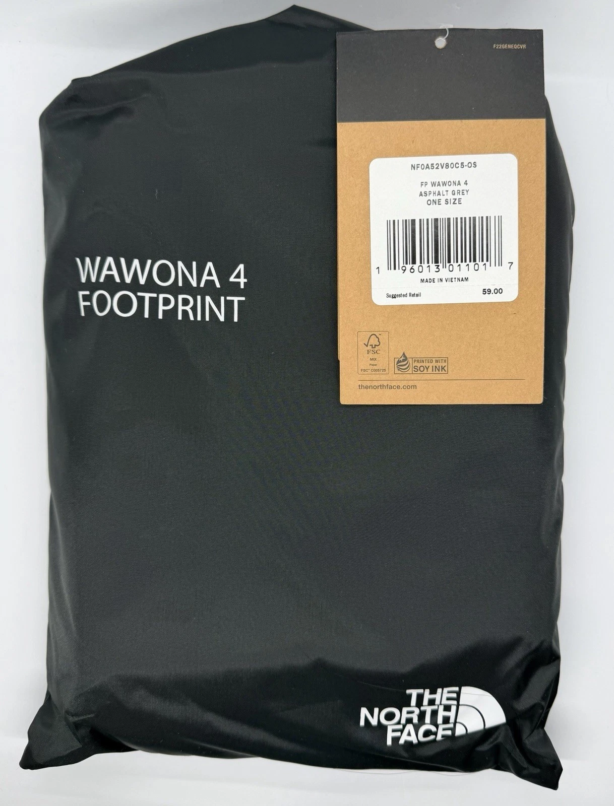 The North Face Wawona 4 Person Tent Footprint Groundsheet Waterproof New NWT