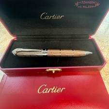  Cartier's collection of metal ballpoint pens no BOX