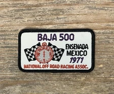Retro Baja 500 Ensenada Mexico 1971 National Off Road Racing Association Patch