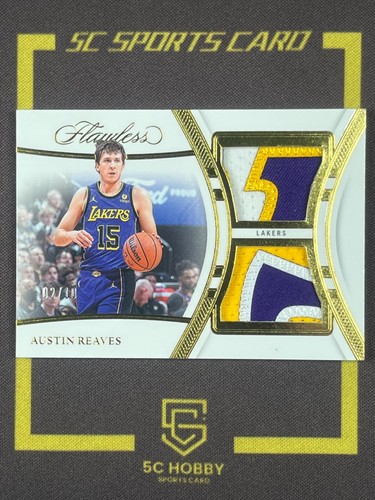 2023-24 Panini Flawless Gold Dual Patches Austin Reaves FCLN