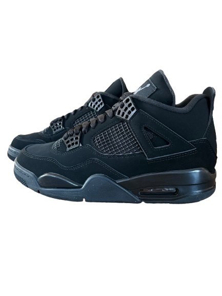 Size 8.5 - Jordan 4 Retro Mid Black Cat for sale online | eBay