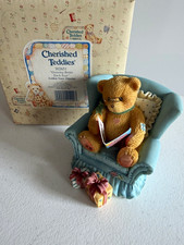 Cherished Teddies Growing Better Each Year Bear Figurine 302651 1997 Resin Boxed