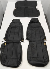 For Jeep Wrangler Se Sport Sahara 2003-2006 Black Leather Seat Covers Rj19