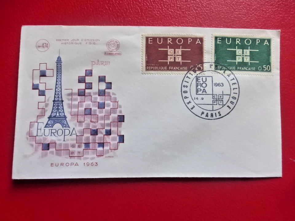FDC 1e jour : 1963 EUROPA - Photo 1/1