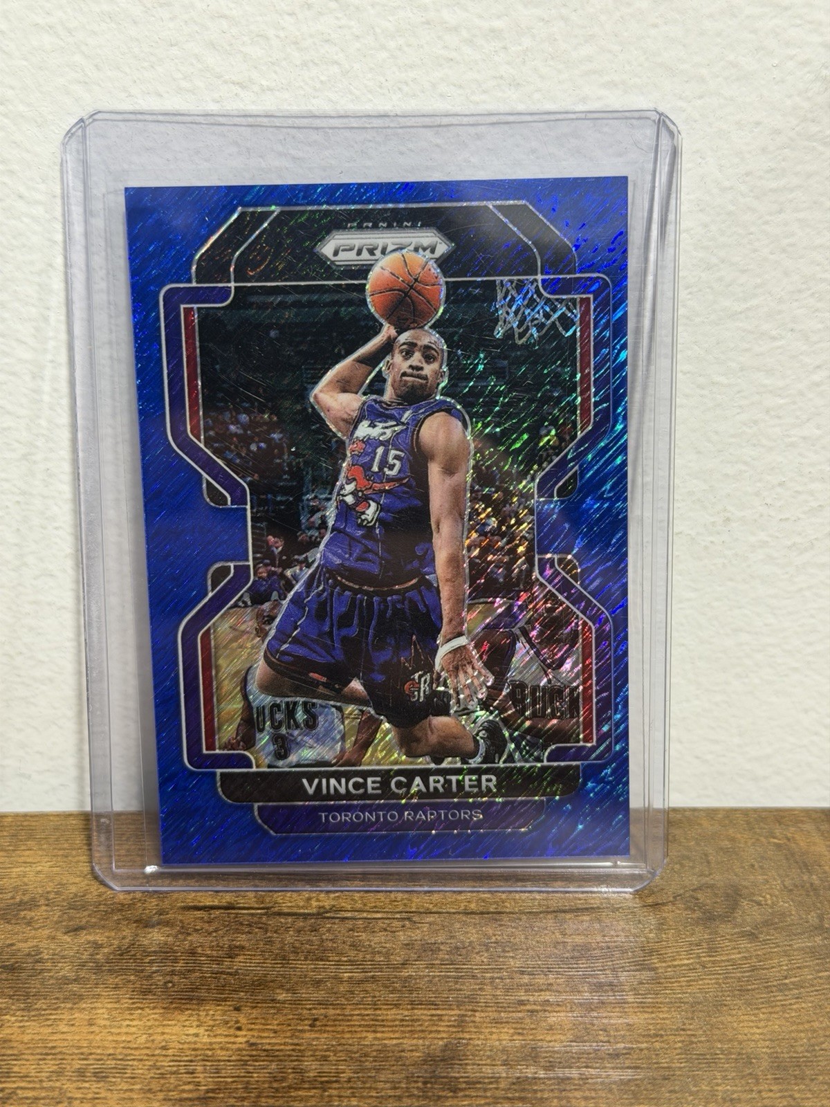 2021-22 Panini Prizm FOTL #246 Vince Carter Blue Shimmer /30