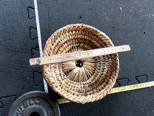 ANTICO CESTINO SARDO (DIAM 18 CM ) CON SEGNI DI USURA DEL TEMPO