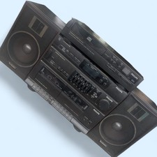 Philips F1395/65 Vintage Hi-Fi Stereo System CD Dual Cassette EQ Tuner  Technics