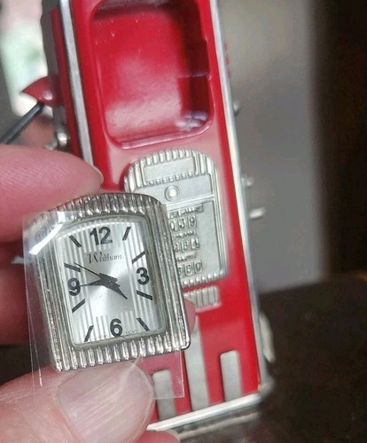 Vtg WALTHAM GAS PUMP & CLOCK NEW WITH TAGS MINI SHELF DESK - Picture 13 of 16