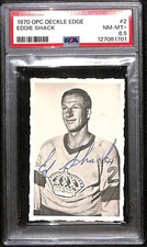 1970 O-Pee-Chee Deckle #2 Eddie Shack Edge PSA 8.5 NMMT+ C102513