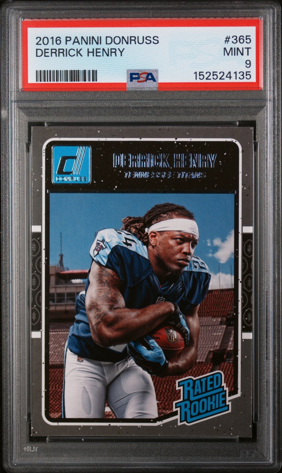 2016 Panini Donruss Derrick Henry #365 RC - PSA 9