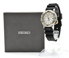[QUASI COME NUOVO con scatola] Orologio Vintage SEIKO Scuba 5H25-6000 Quadrante Bianco Uomo Quarzo JP