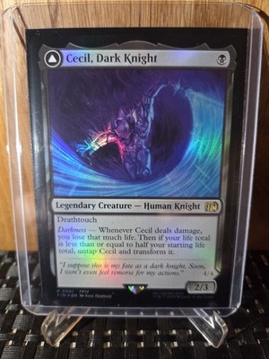 Cecil,Dark Knight R 0091 FIN-EN Holo Magic Karte   Boosterfrisch 