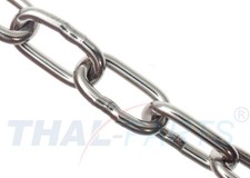 10m Schwei&szlig;kette 2mm x 12mm DIN 766 Edelstahl V4A