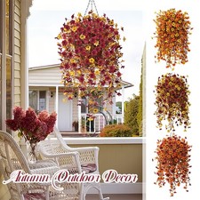 2pcs Outdoor Autumn Decor Halloween Decor Thanksgiving Garden Patio Arrangement