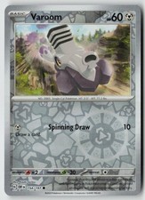 varoom pokemon card value TCG NM 155/197 SV03: Obsidian Retreat Cost Varoom Reverse Holo (114/187) -