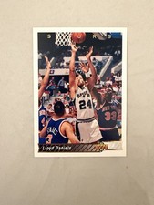 1992-93 Upper Deck Basketball Card Lloyd Daniels Rookie San Antonio Spurs #86. rookie card picture