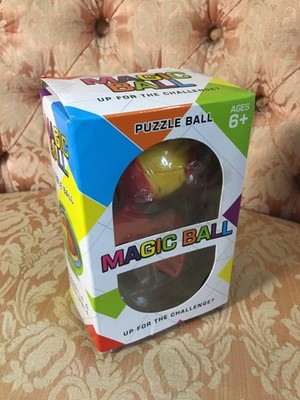 Magic Ball Puzzle mit Antwortbox - auseinandernehmen & versuchen zusammenzusetzen! Knifflig!