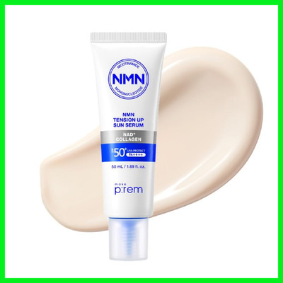 Makep:Rem Make Prem Nmn Nad Collagen Sun Serum Spf 50 Korean Sunscreen