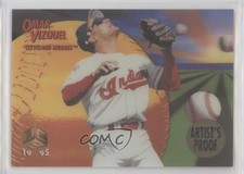 1995 Sportflix UC3 Artist's Proof Omar Vizquel #23 d4y