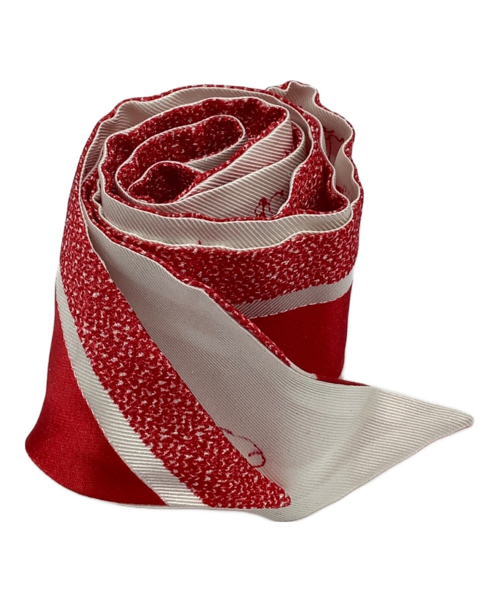 【Marithe】LOGO PATTERN DIAMOND SCARF‐IVORY Marithe Francois Girbaud LOGO PATTERN DIAMOND SCARF ivo