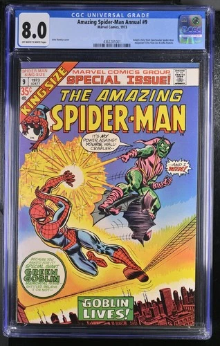 Amazing Spider-Man Annual #9 CGC 8.0  Classic Green Goblin cover