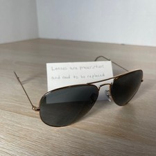 Ray-Ban RB3025 Aviator Large Metal Gold FRAMES ONLY L0205 58-14-135 Italy