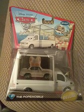 Disney Pixar Cars 2010 Deluxe The Popemobile White #9 New On Card