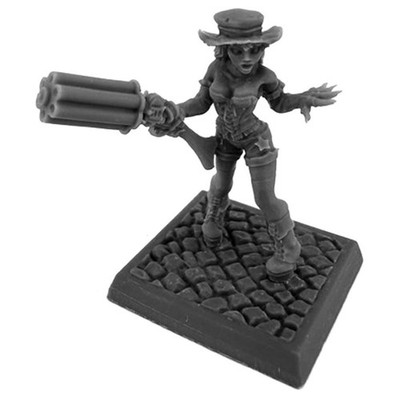 Reaper Chronoscope Dixie Dynamite Steampunk Cowgirl 25Mm Miniature