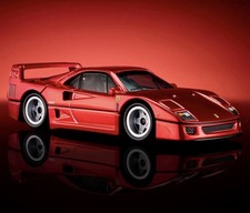 Hot Wheels Ferrari F40 RLC SEALED W/Acrylic Case / Exclusive - (JJY72) New 2026