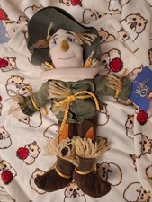 Vintage 1998 Warner Bros Wizard of Oz Scarecrow Plush Doll Bean Bag JHW029