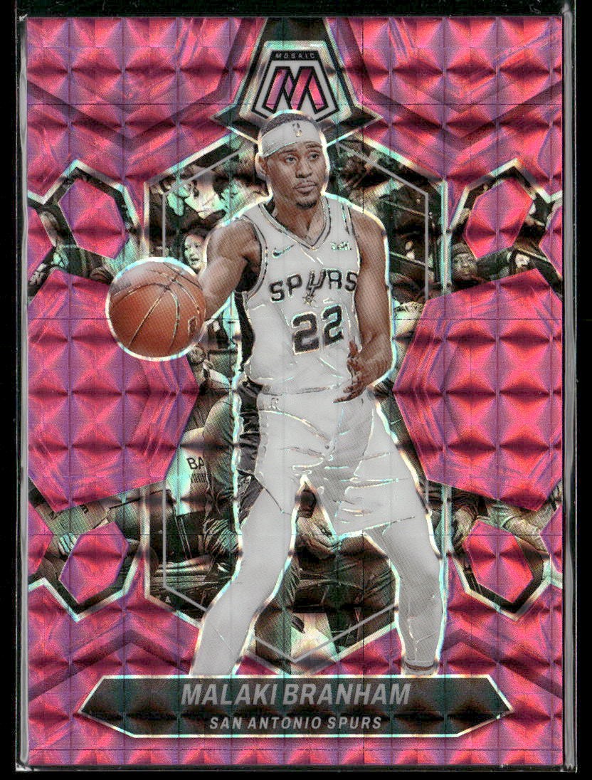 2023-24 Panini Mosaic #102 Malaki Branham Pink #/149