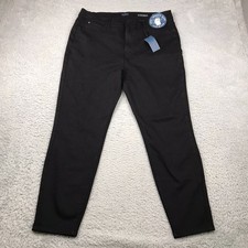 Curve Appeal Jeans Womens 16/33 Black High Rise Minimalist Jegging NEW NWT