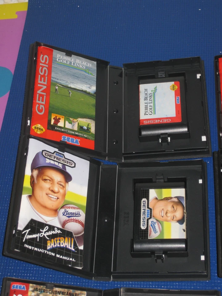 Sega GENESIS Sports Game Lot Of 7 Baseball Golf Football Tennis Etc - Image 4 of 4
