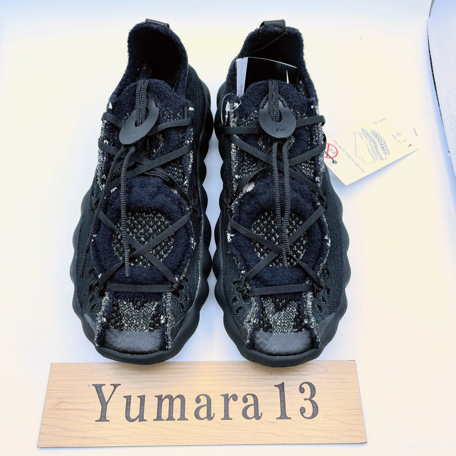 fragment design × Nike Mind 002 Flyknit Black IQ8504-002 Men's Size image 4
