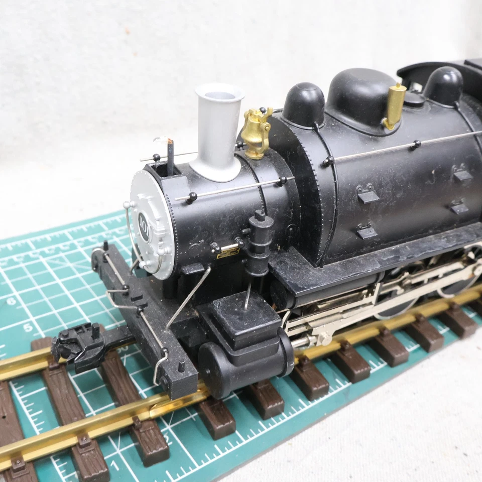 AT&SF 101 Dockside Switcher 0-6-0T G Scale Locomotive USA Trains WORKING Sound - Image 3 of 4
