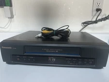 Panasonic VCR PV-7450 Blue Line Omnivision 4-Head No Remote Tested And Working