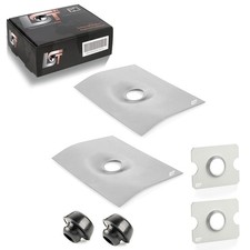 4x Verstärkungsblech Hebebühneaufnahme + 2x Adapter für Mercedes-Benz W124 S124