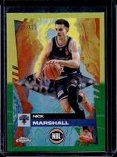 2024-25 Topps Chrome NBL Nick Marshall Golden Wattle Refractor #/125