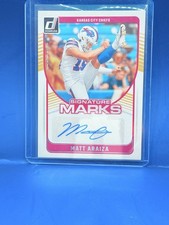 2024 Donruss Matt Araiza No. SMA-MAR Signature Marks Autograph Bills/Chiefs Auto