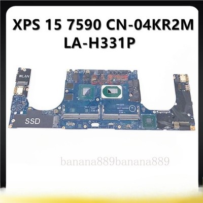 LA-H331P For DELL XPS 15 7590 Motherboard SRFD0 I9-9980HK CPU GTX1650 GPU 04KR2M