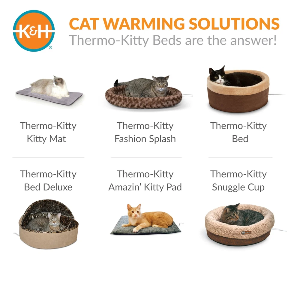 K&H PET PRODUCTS Self-Warming Cat Bed Pad, Self-Heating Thermal Cat and Dog Bed - Image 3 of 4