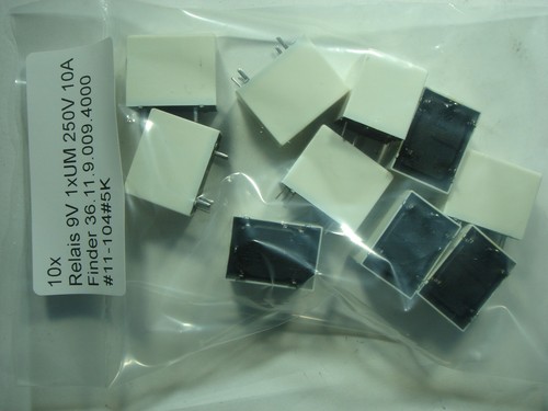 1x Relay 9V 1xUM 250V 10A Finder F36.11.9.009-4000 #11-104 - Picture 7 of 7
