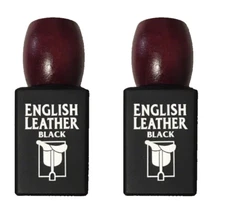 2 English Leather Black for Men by Dana Cologne Spray 3.4 oz Ea. NEW Rare No Box