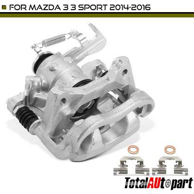 Rear Left Disc Brake Caliper w/ Bracket for Mazda 3 Sport 3 2014-2016 B4Y72699ZA