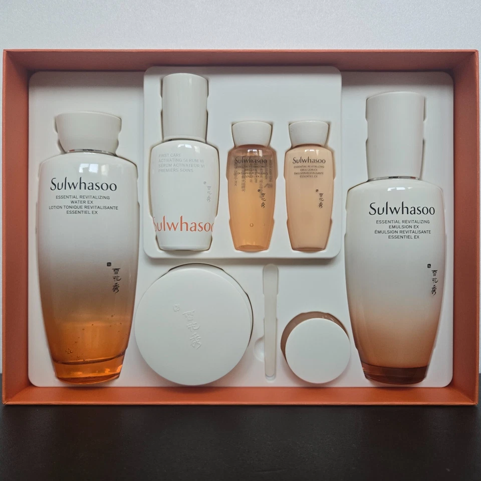 2025 NUEVO Sulwhasoo Essential Firming Care SET (3 ARTÍCULOS, tóner + emulsión + crema) AD Foto 2 de 4
