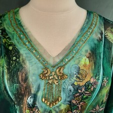 De Colección Y2K Hada Grunge Top Para Mujer 1X Floral Lentejuelas Transparentes Joyas Boho Capricho