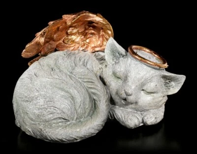Katzen Engel - Tier Urne - Andenken an geliebtes Haustier Kätzchen - Bild 1 von 4
