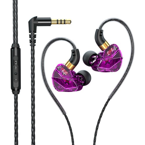 HIFI In Ear Sport Headset Wired with Microphone Earphone Headphones - Zdjęcie 13 z 13