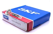 SKF 6313 2RS1/C3 DEEP GROOVE BALL BEARING, RUBBER SEALED 65x140x33mm.